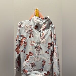 Toy Story Character Print Hoodie atheltic stretch fabric
